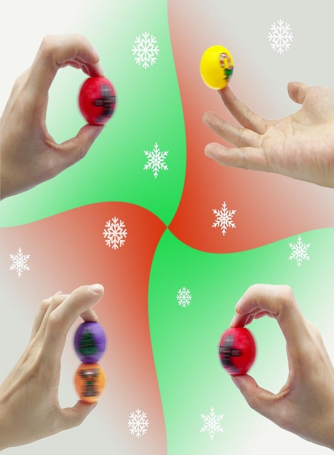 CHHOEAV 24 Pcs Mini Fidget Spinners Ball Toys for Kids & Adults - Christmas Stocking Stuffers, Pinata Fillers, Treasure Box Toys for Parties & Gifts - Image 4